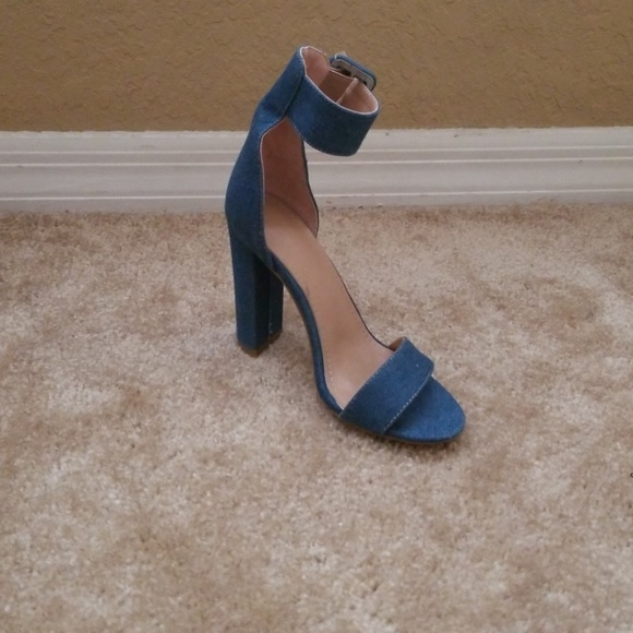 Light blue Denim heels - Picture 4 of 4